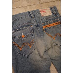 Edwin 403 Jeans Japan Zipper Pocket Flap Vintage Japanese Size 32